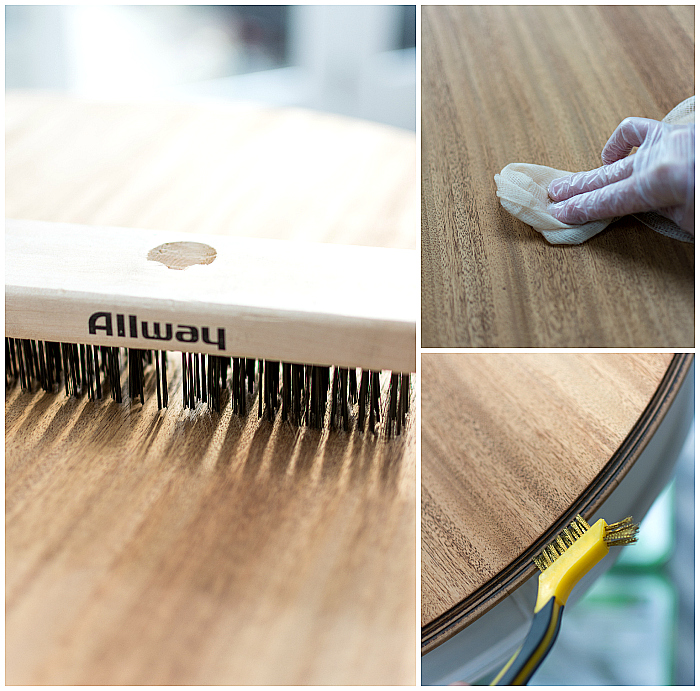 How to wax discount a table top