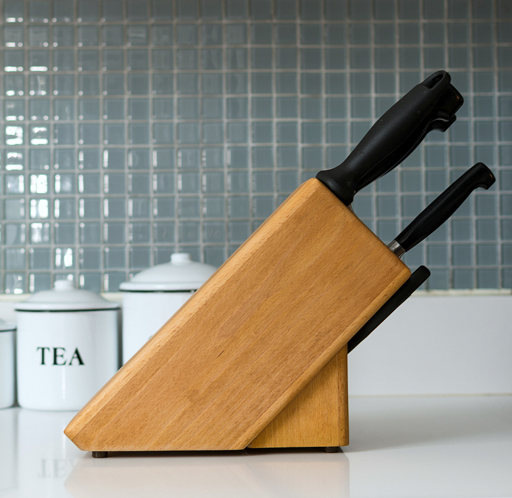 How To Refinish A Butcher Block Knife Block