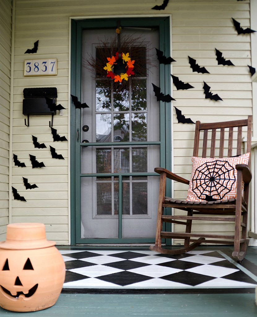 Halloween Front Door Decorating Ideas