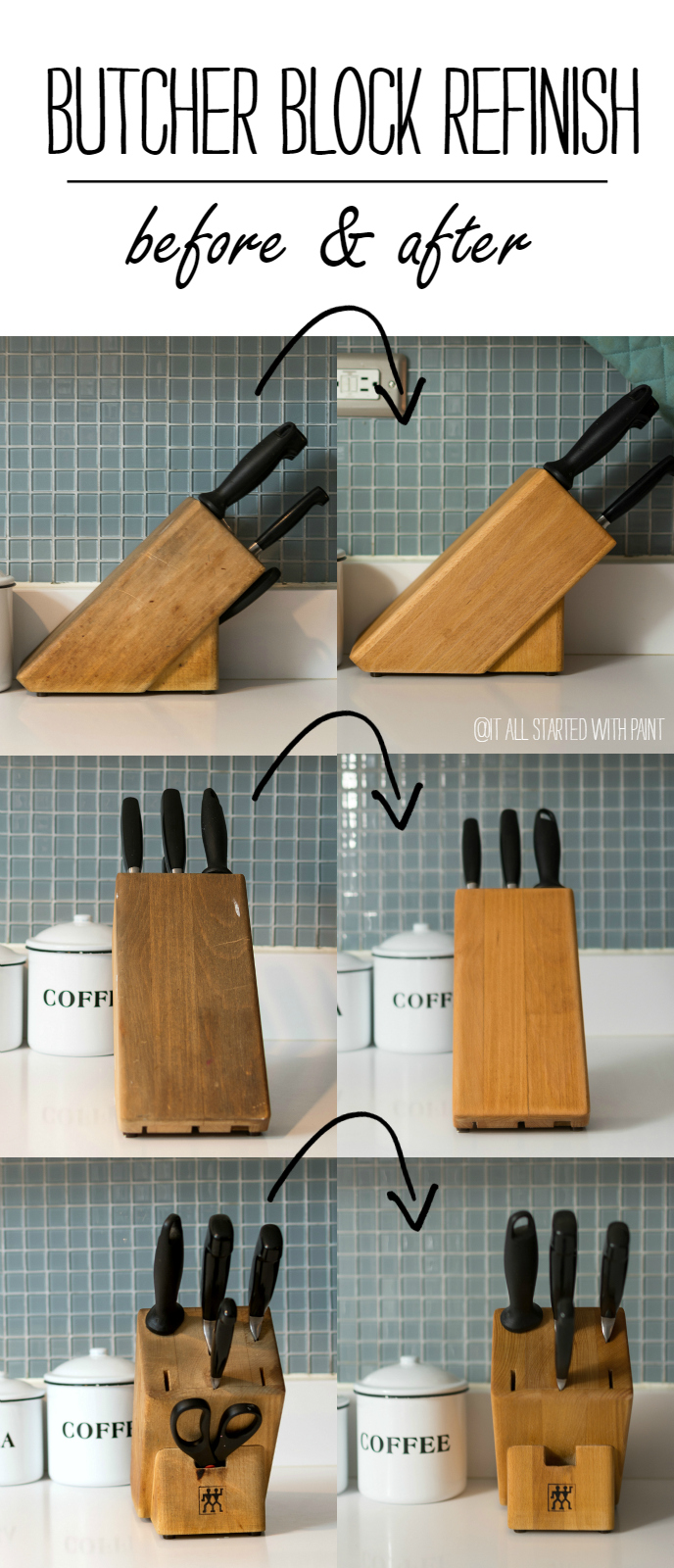 http://www.itallstartedwithpaint.com/wp-content/uploads/2015/10/how-to-refinish-butcher-block-knife-block1.jpg