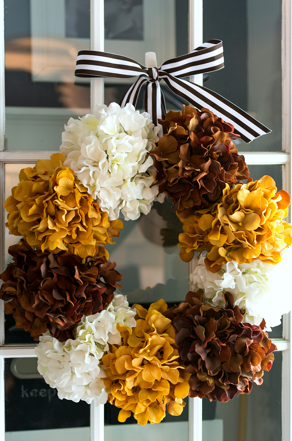 Hydrangea Wreath for Fall: Quick & Easy Wreath for Fall