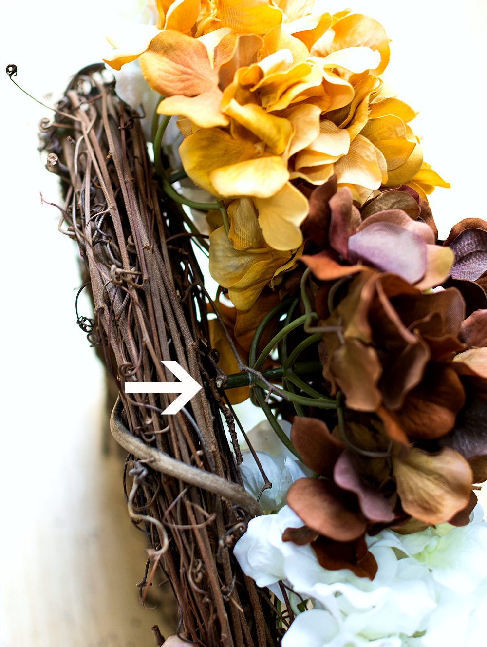 How to Make Hydrangea Wreath for Fall