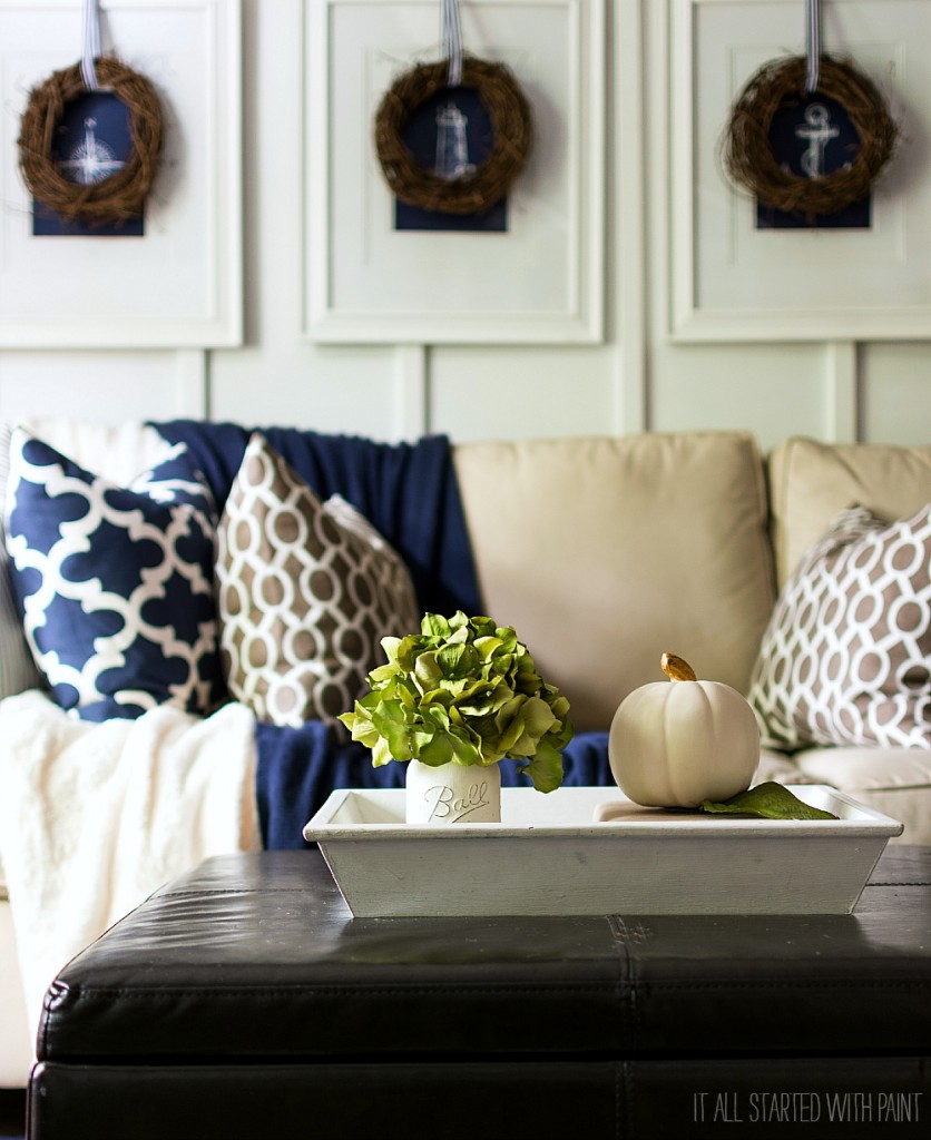 Navy Brown Home Decor