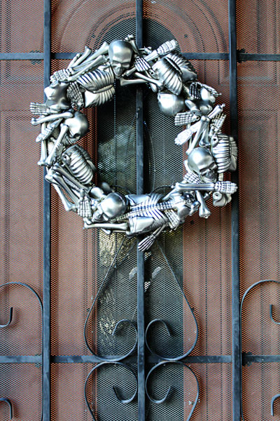 Fall Wreath Made with Paint