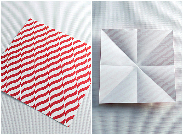 Handmade Christmas Ornament Ideas. Handmade Christmas Ornament with Paper. Paper Oragami Tree Christmas Ornament. How to Make a Paper Tree Christmas Ornament. Oragami Ornament DIY.