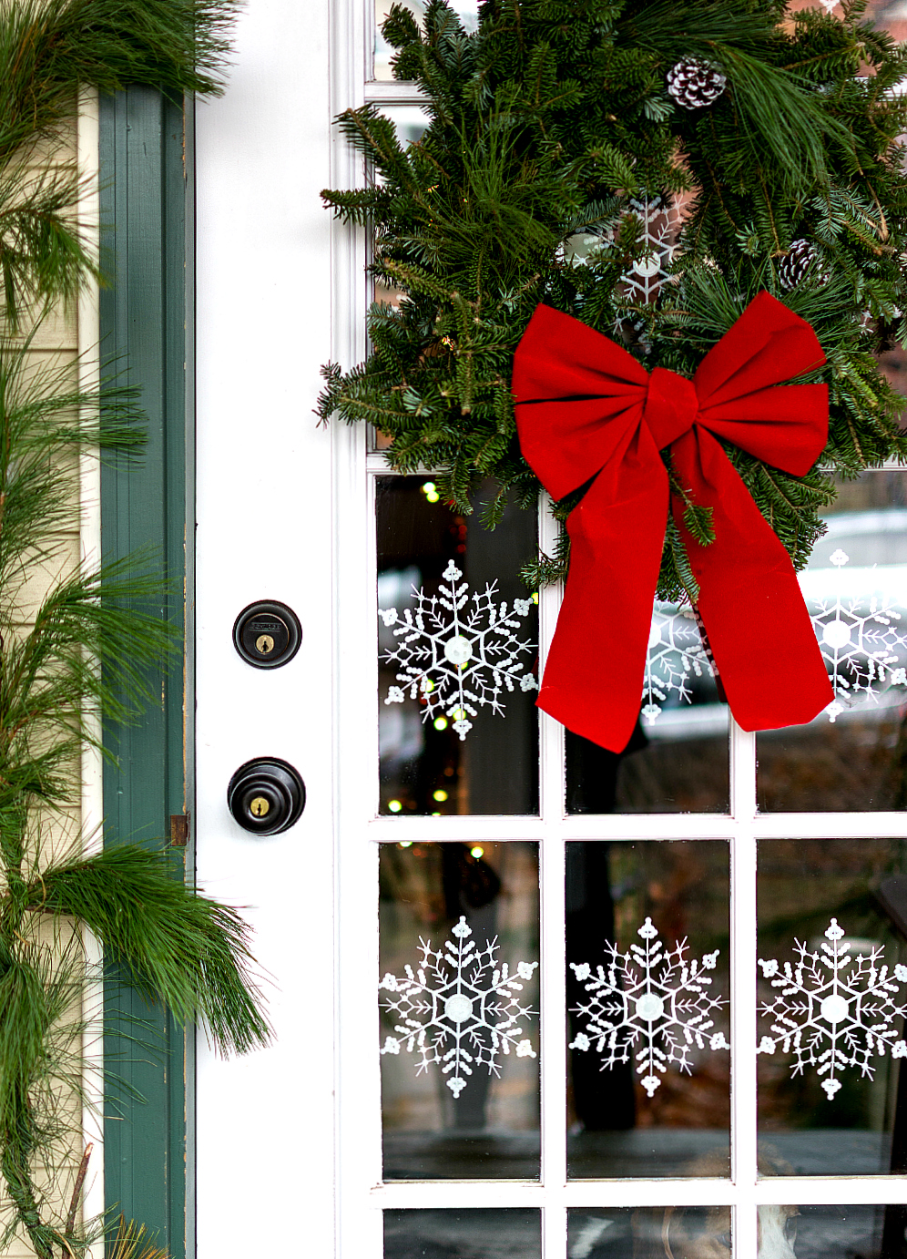Door Ideas for Winter, Christmas Decor