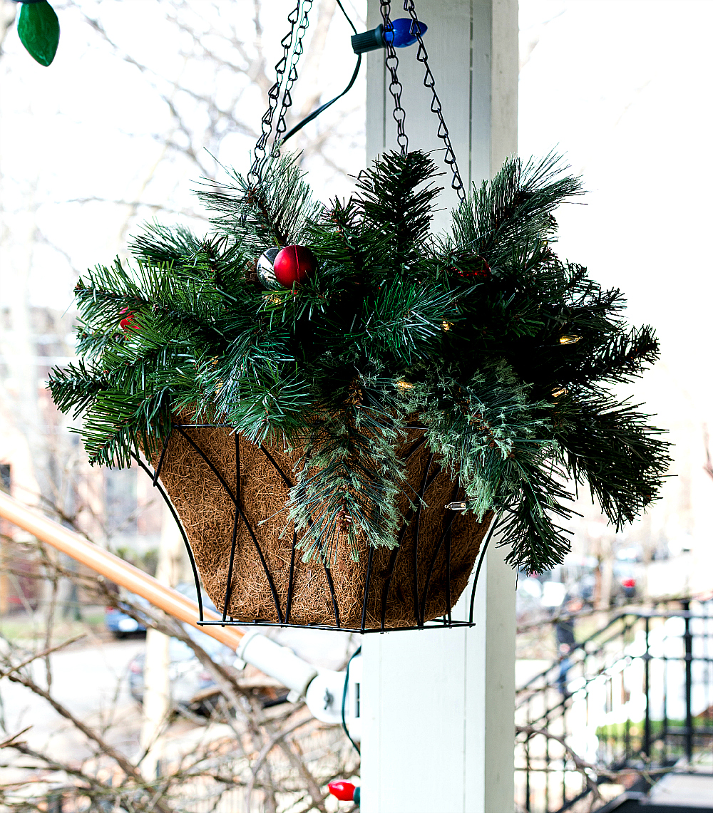 Evergreen Flower Arrangement for Christmas