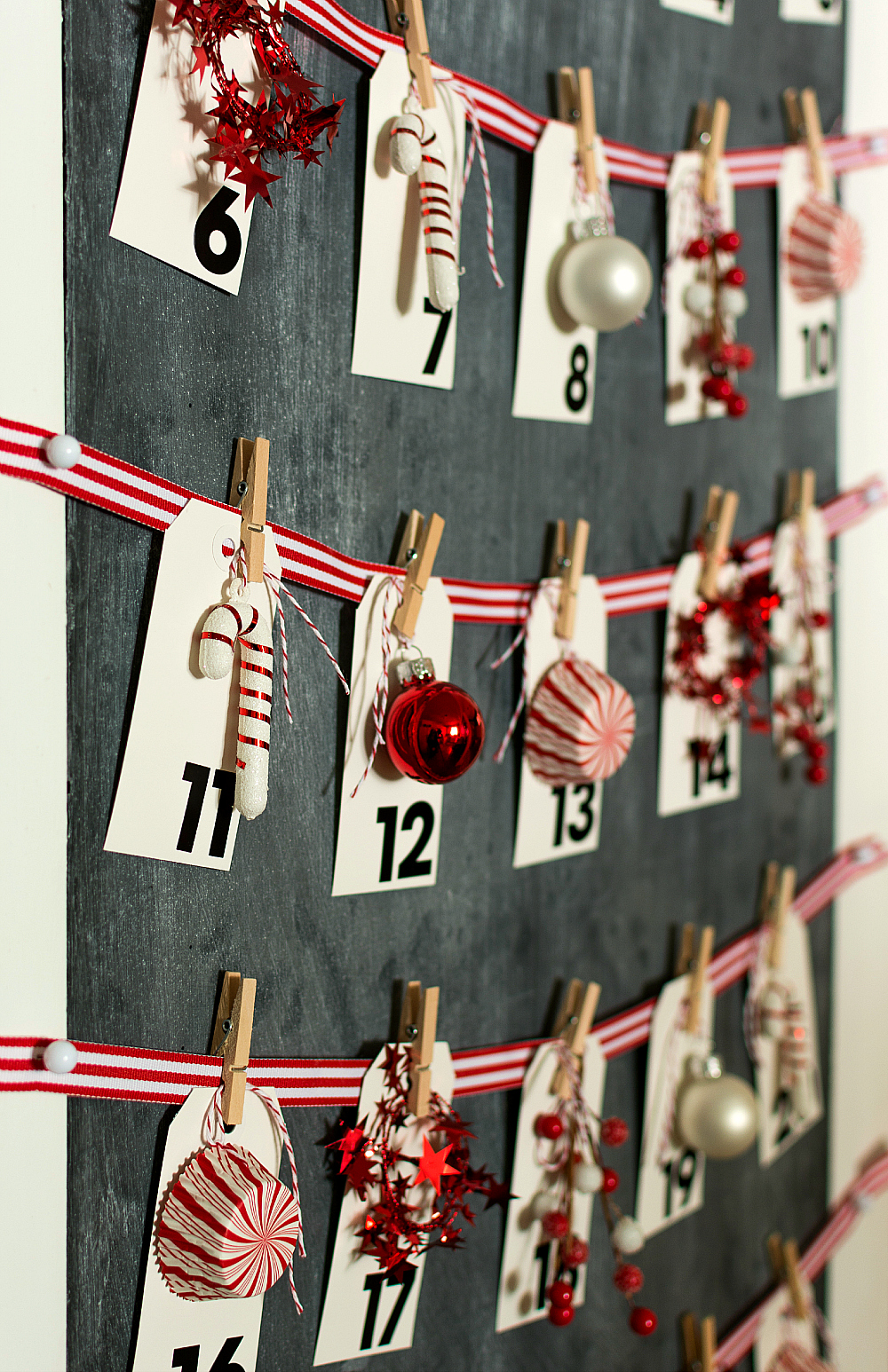 Christmas Countdown Advent Calendar DIY