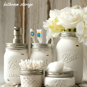 Mason Jar Bathroom Set