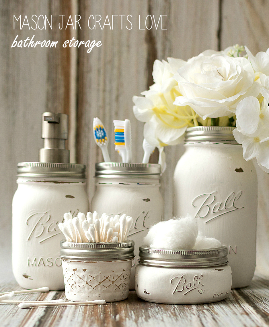 Mason Jar Bathroom Set