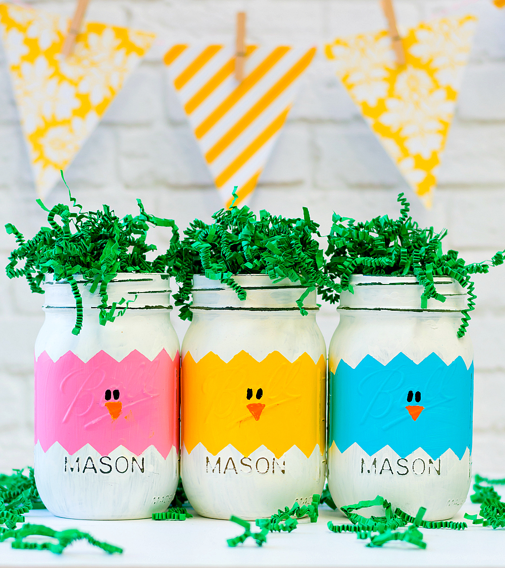 Mason Jar Crafts for Easter