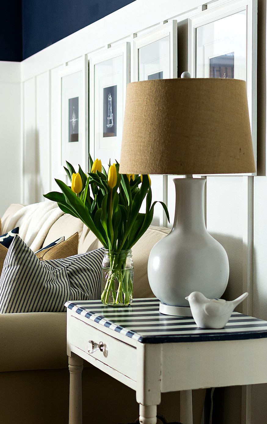 Yellow Navy Spring Decorating