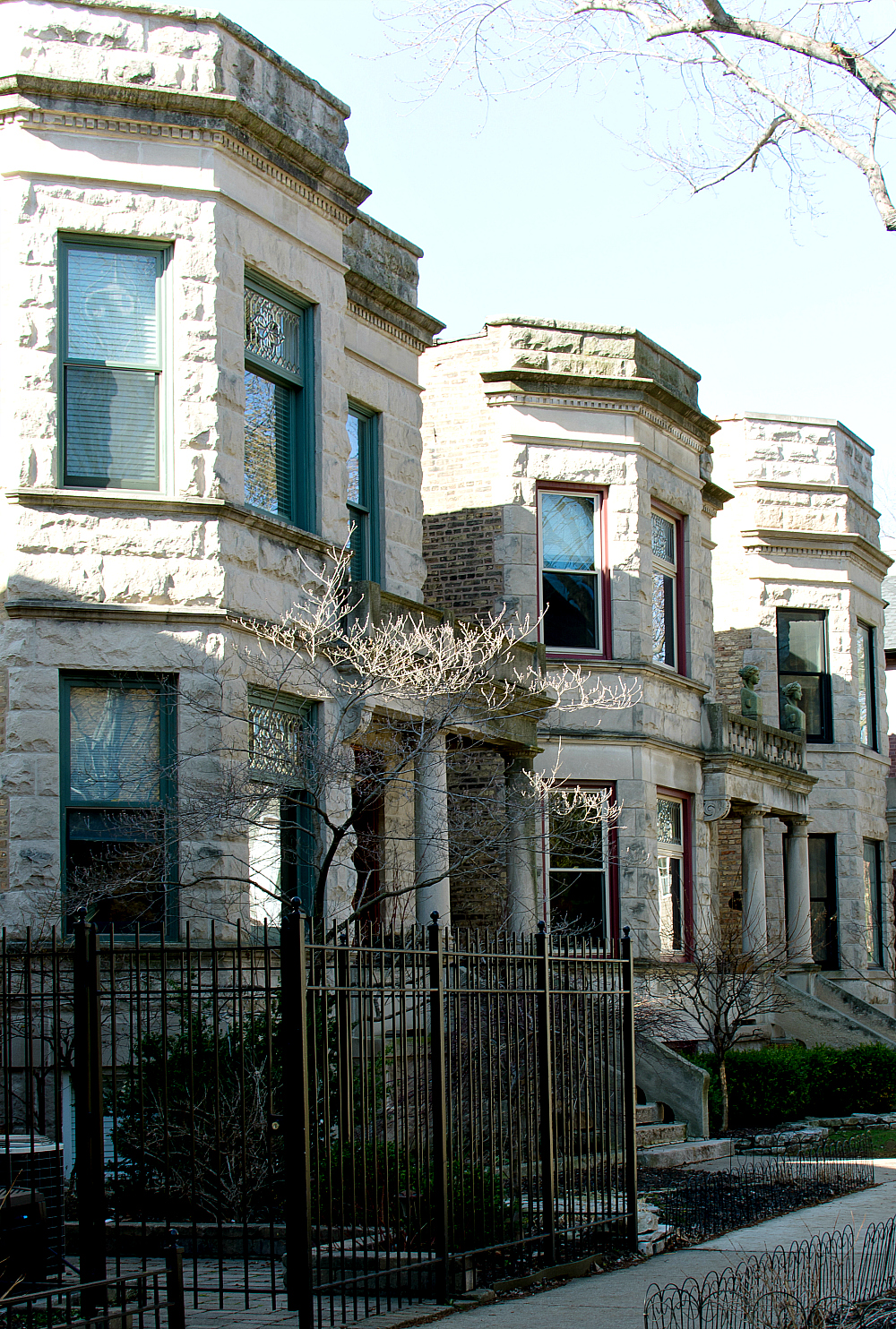 Brownstones in Chicago