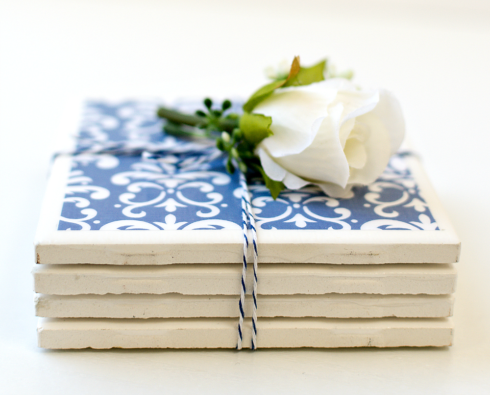 Housewarming Gift Idea - DIY tile Coasters