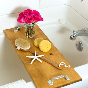 Wood Bath Tray
