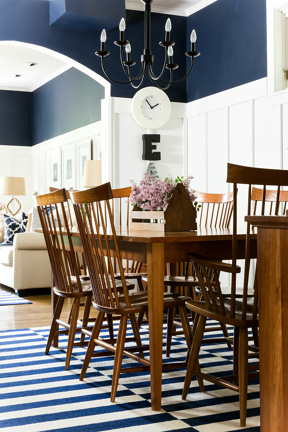 board and batten dining room