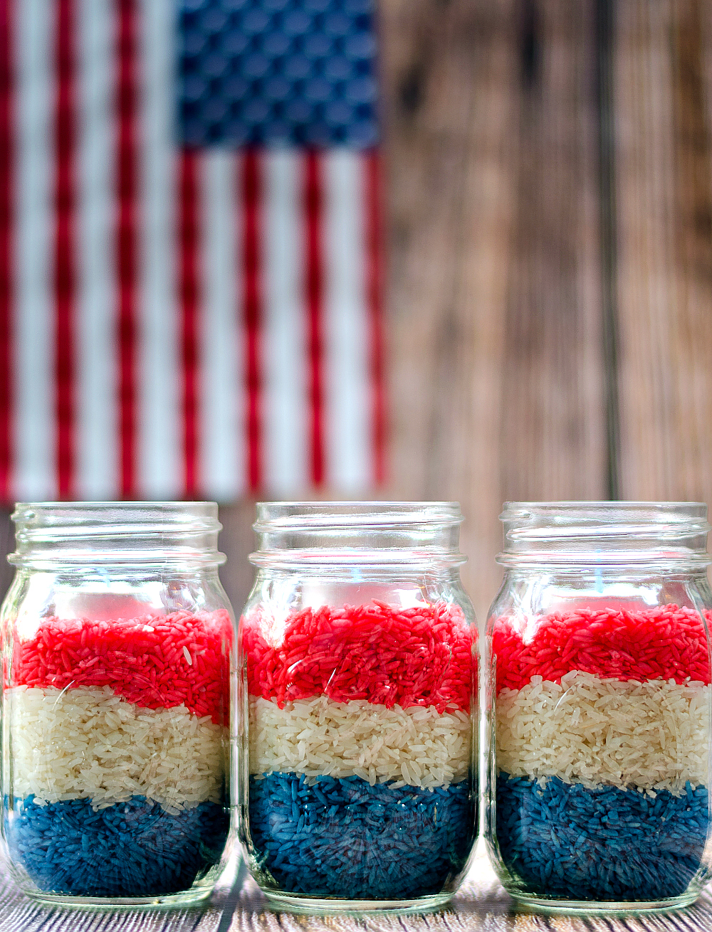 Red White Blue Craft for Fourth of July