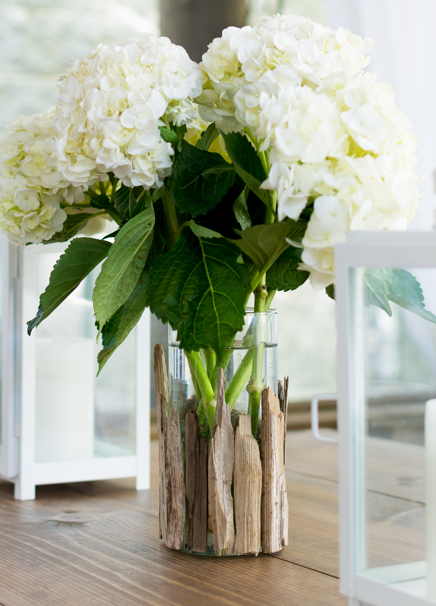 Coastal Decor with Driftwood