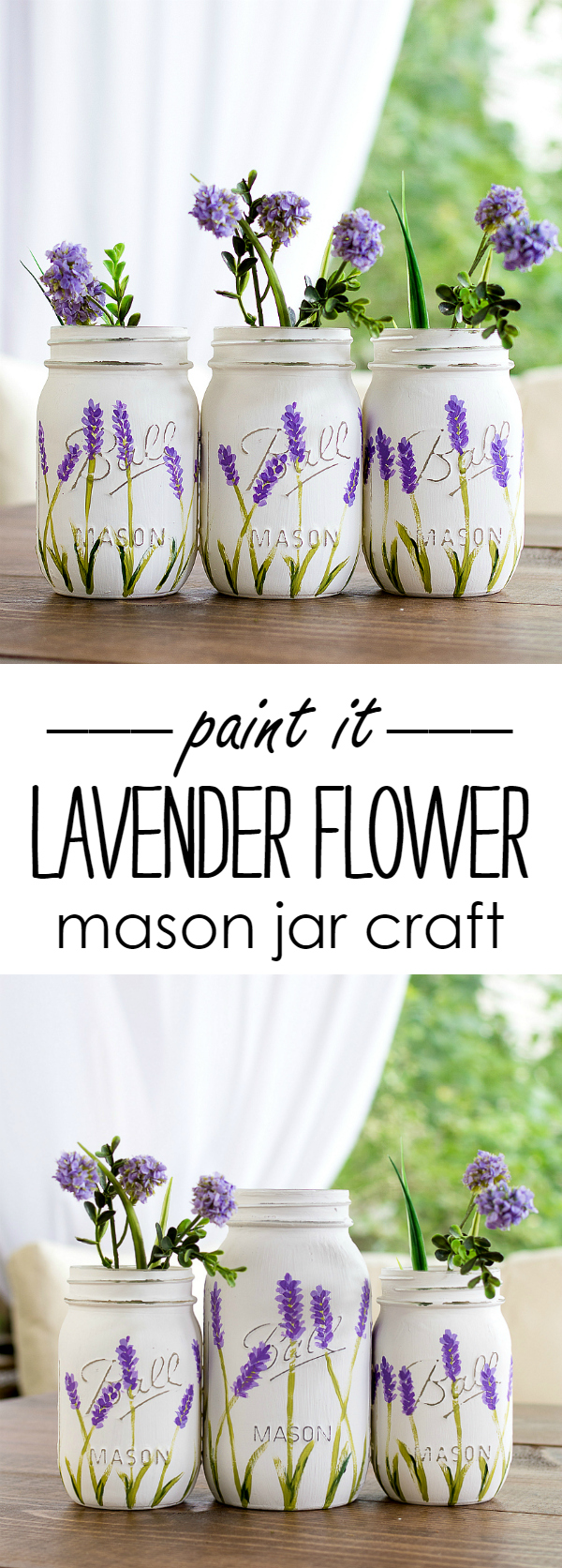 Mason Jar Craft Ideas with Paint