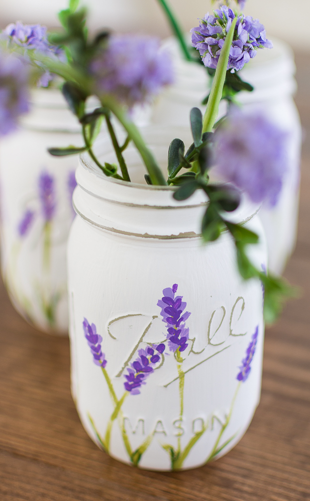 Lavender Mason Jars