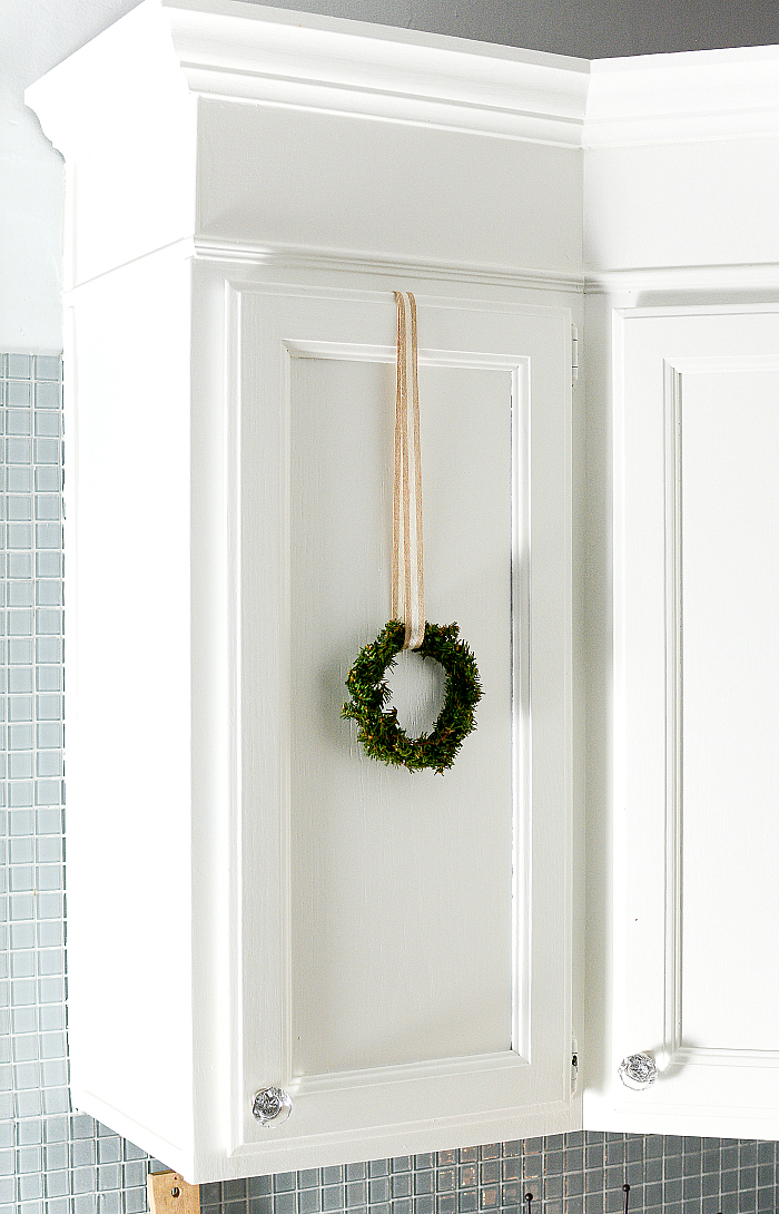 Christmas in the Kitchen with Mini Wreaths - It All Started With Paint