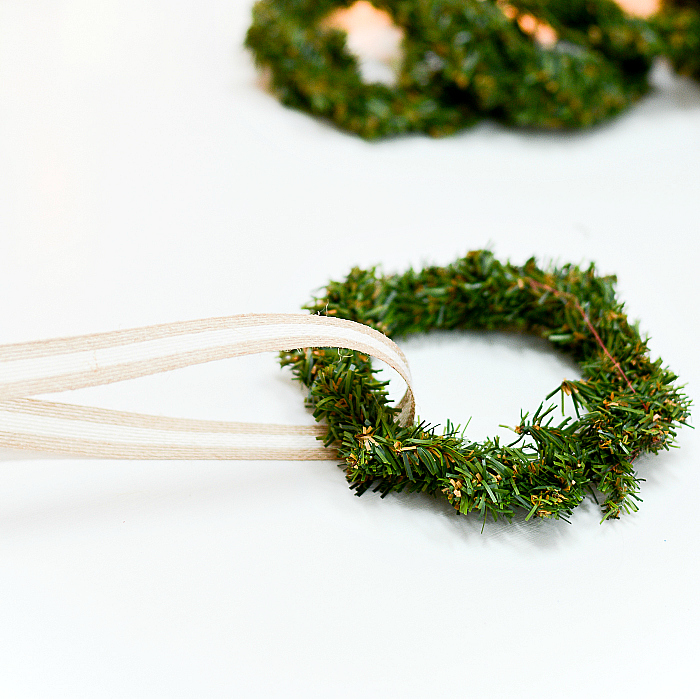 How to Hang Wreaths on Kitchen Cabinet Doors