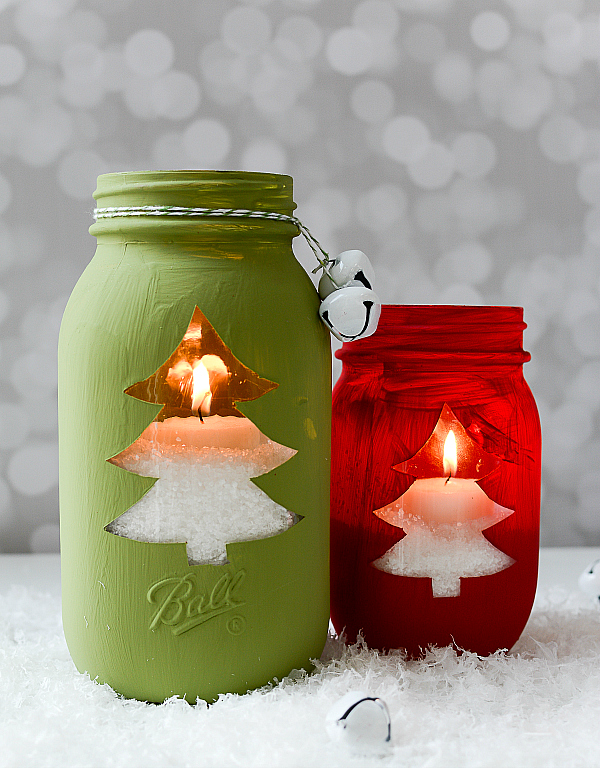 Mason Jar Crafts for Christmas