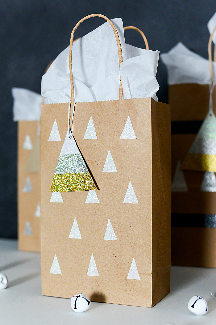 Holiday Gift Bag with Duck Tape