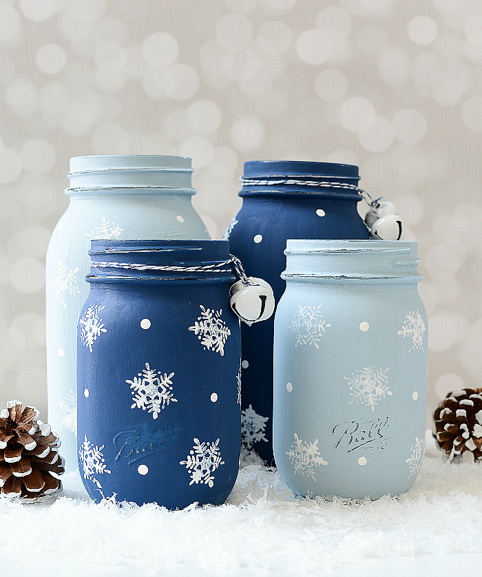 How To Paint Mason Jars - Love of Family & Home