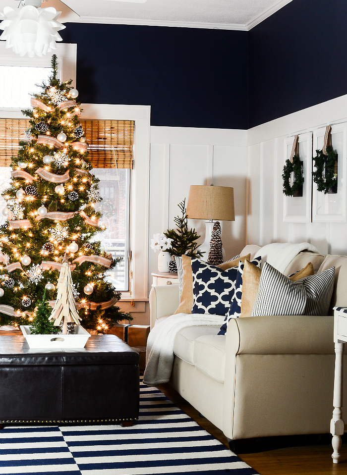 christmas-decorating-ideas-neutral-burlap-white-navy-rustic-living-room-it-all-started-with-paint-28-of-36