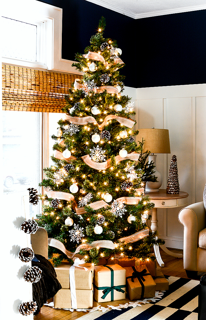 christmas-decorating-ideas-neutral-burlap-white-navy-rustic-living-room-it-all-started-with-paint-3-of-36