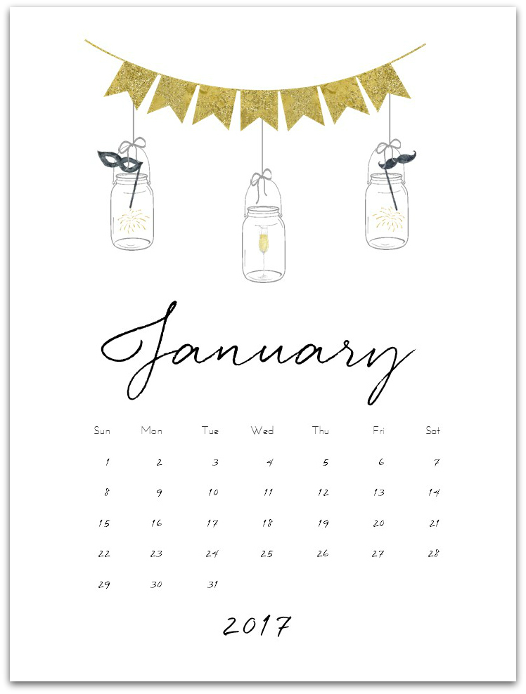 Free Calendar Page Printable
