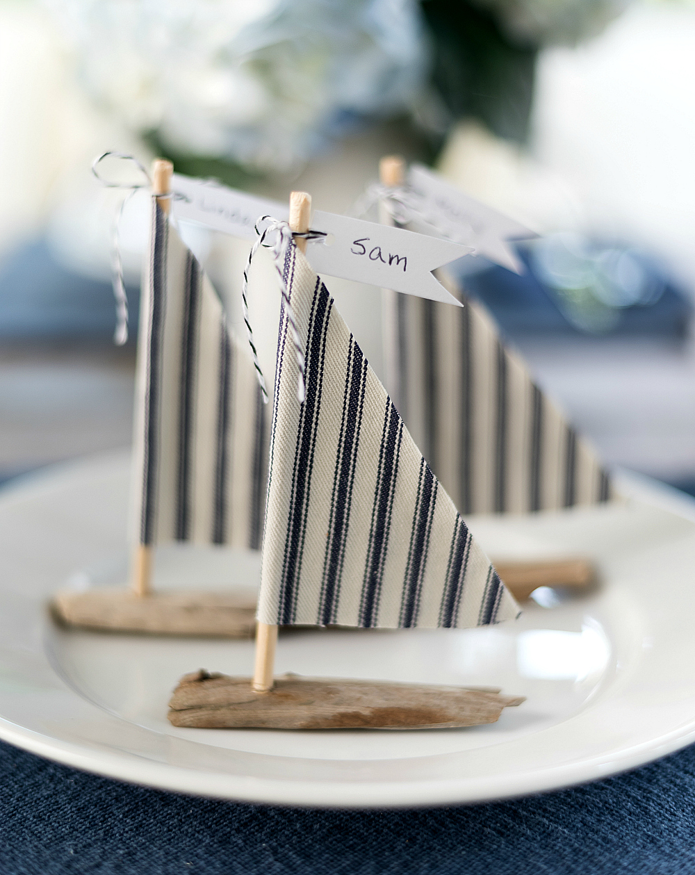 How to Make Driftwood Sailboat Place Setting DIY