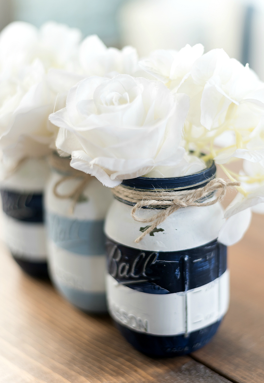 Nautical Mason Jar - Beachy Mason Jar