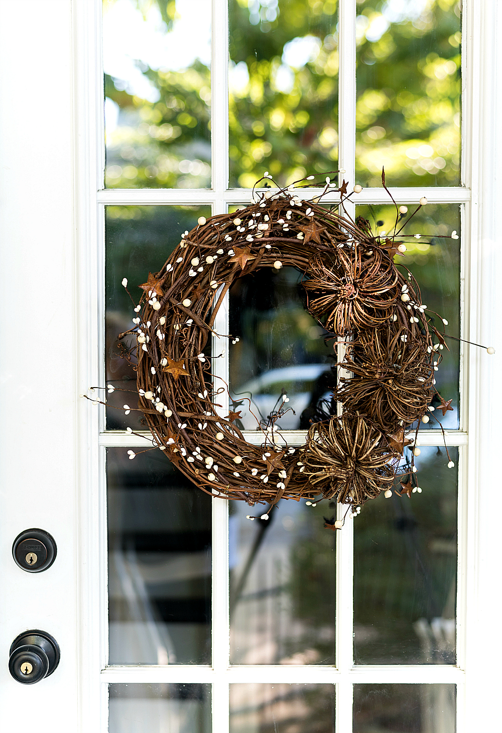 Easy Fall Wreath DIY - Twine Fall Wreath with Pumpkins