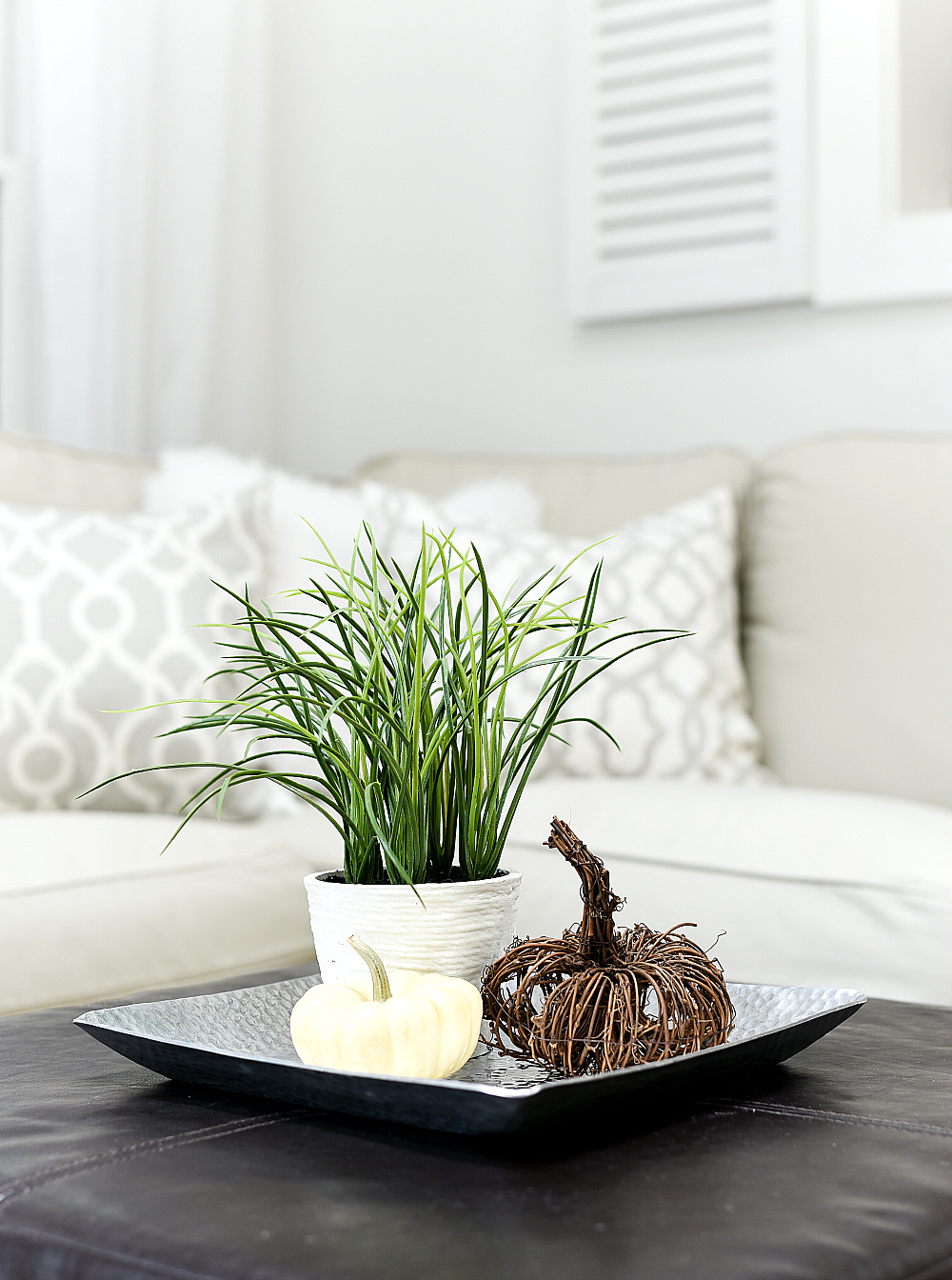 Neutral Decor ideas with gray, jute, greige, white