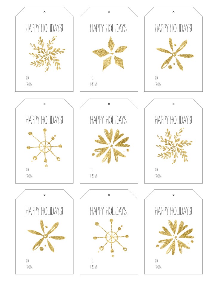 Free Printable Holiday Gift Tags It All Started With Paint