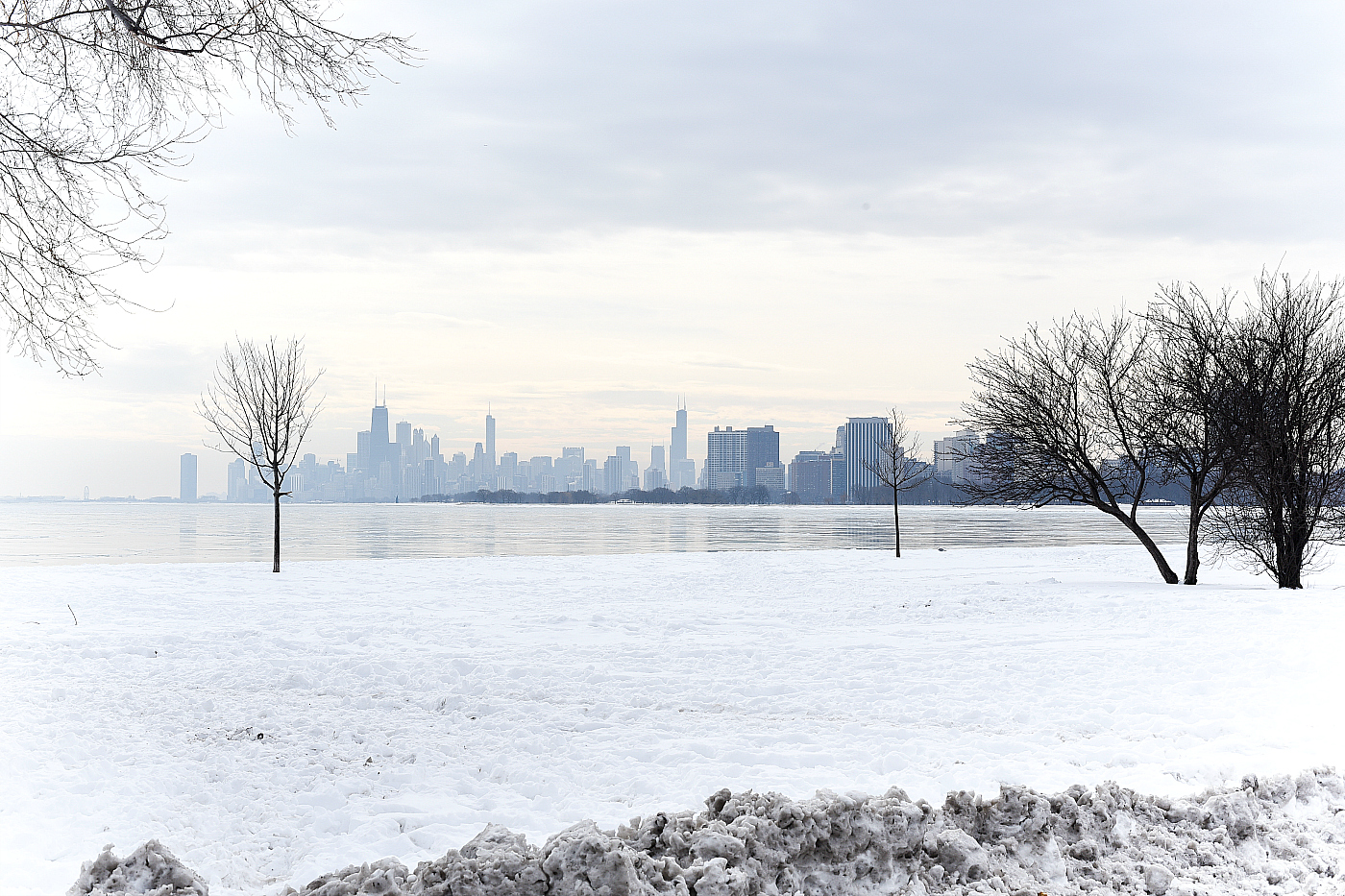 Chicago Lakefront in Winter