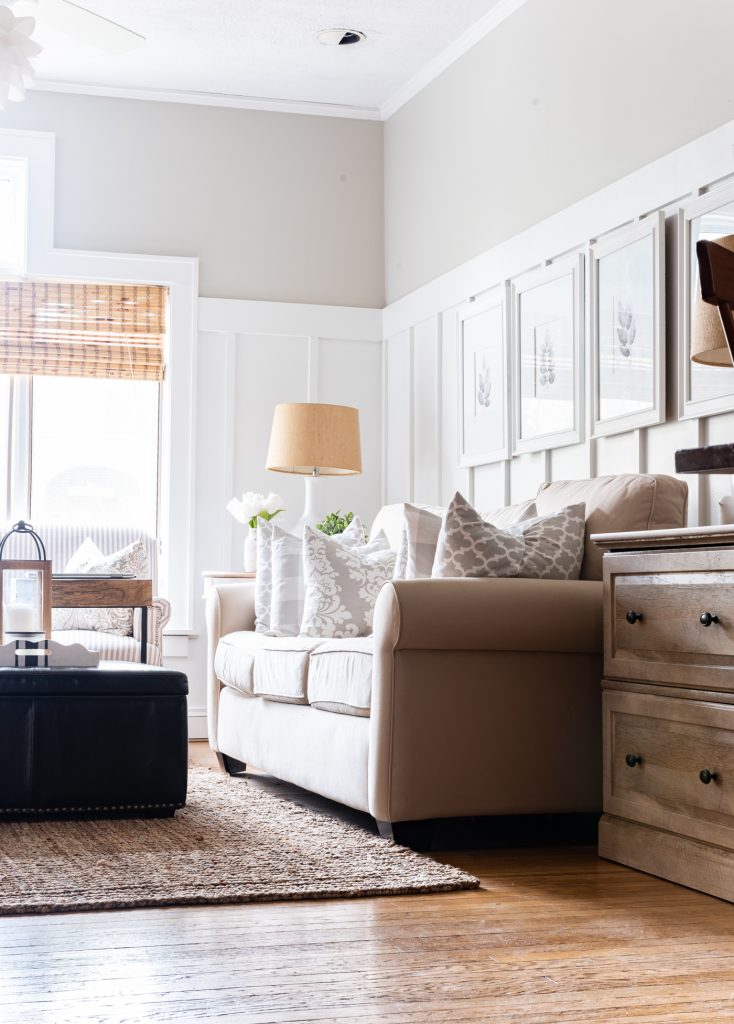 Neutral and Gray Living Room