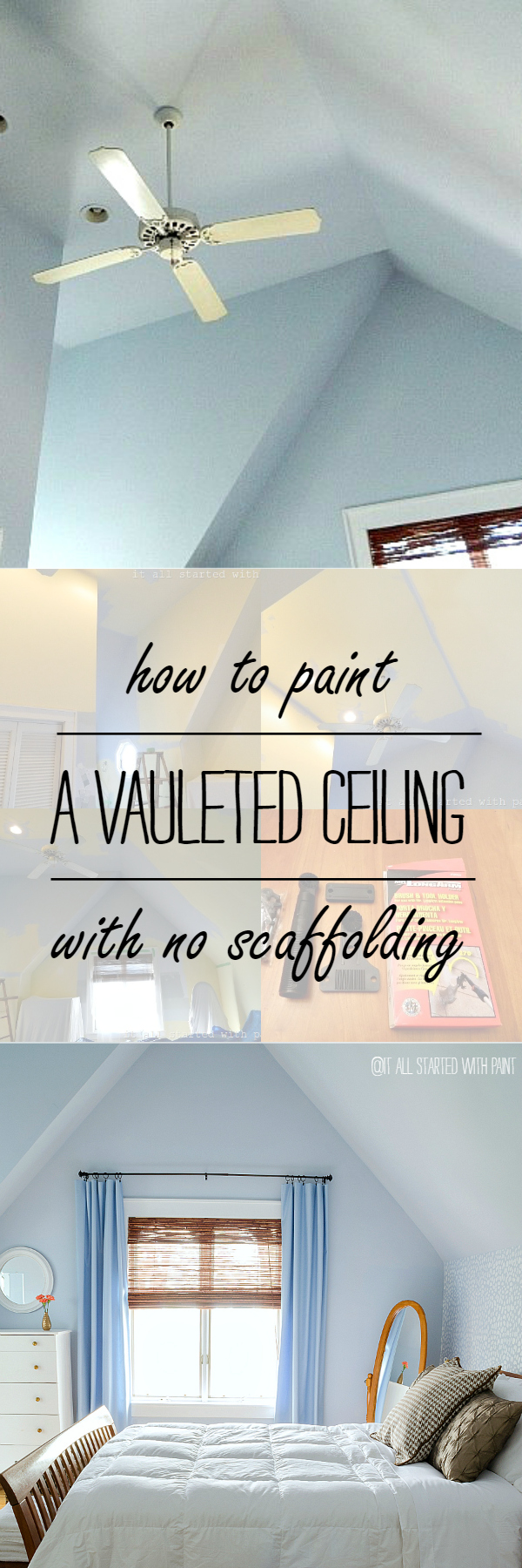 Paint A Vaulted Ceiling With No Scaffolding Needed