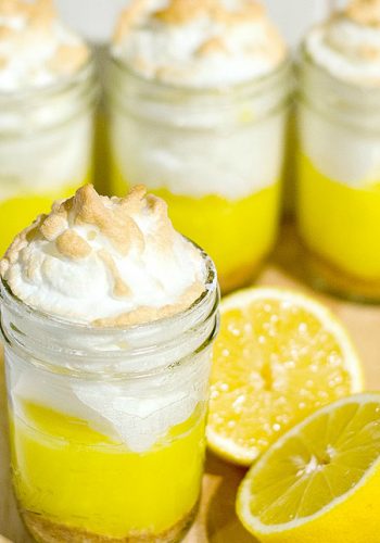 Lemon Meringue Recipe for Individual Servings in Mason Jars