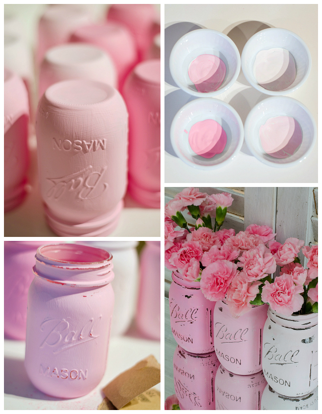 painteddistressmasonjarhowto It All Started With Paint