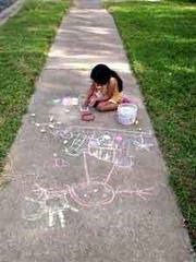 sidewalk-chalk-child-playing