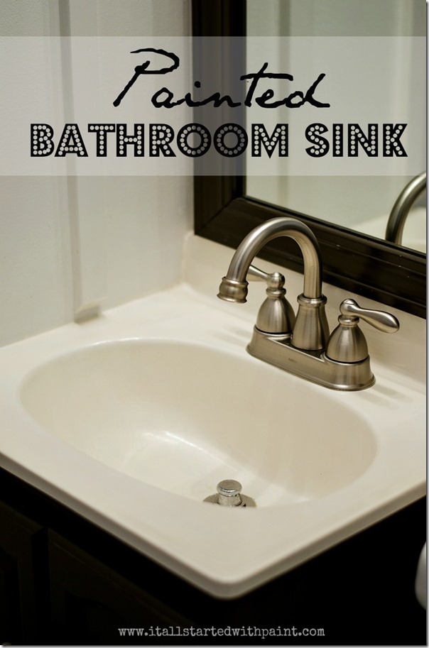 How To Paint A Sink - What Type Of Paint For Bathroom Sink