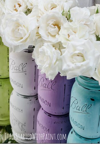 painted-distressed-mason-jars
