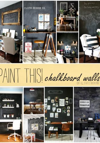 chalkboard wall ideas