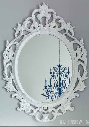paint a mirror makeover