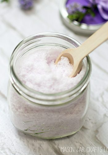 Homemade Bath Salts Lavender Mint