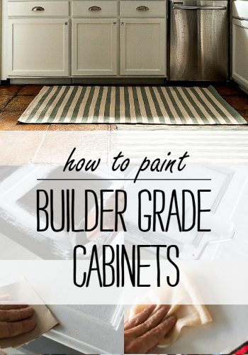 Paint Builder Grade Cabinets: How To Compete Tutorial from Prep and Priming to Spray Painting