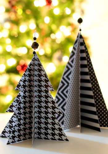 Christmas Craft Ideas: Paper Christmas Trees